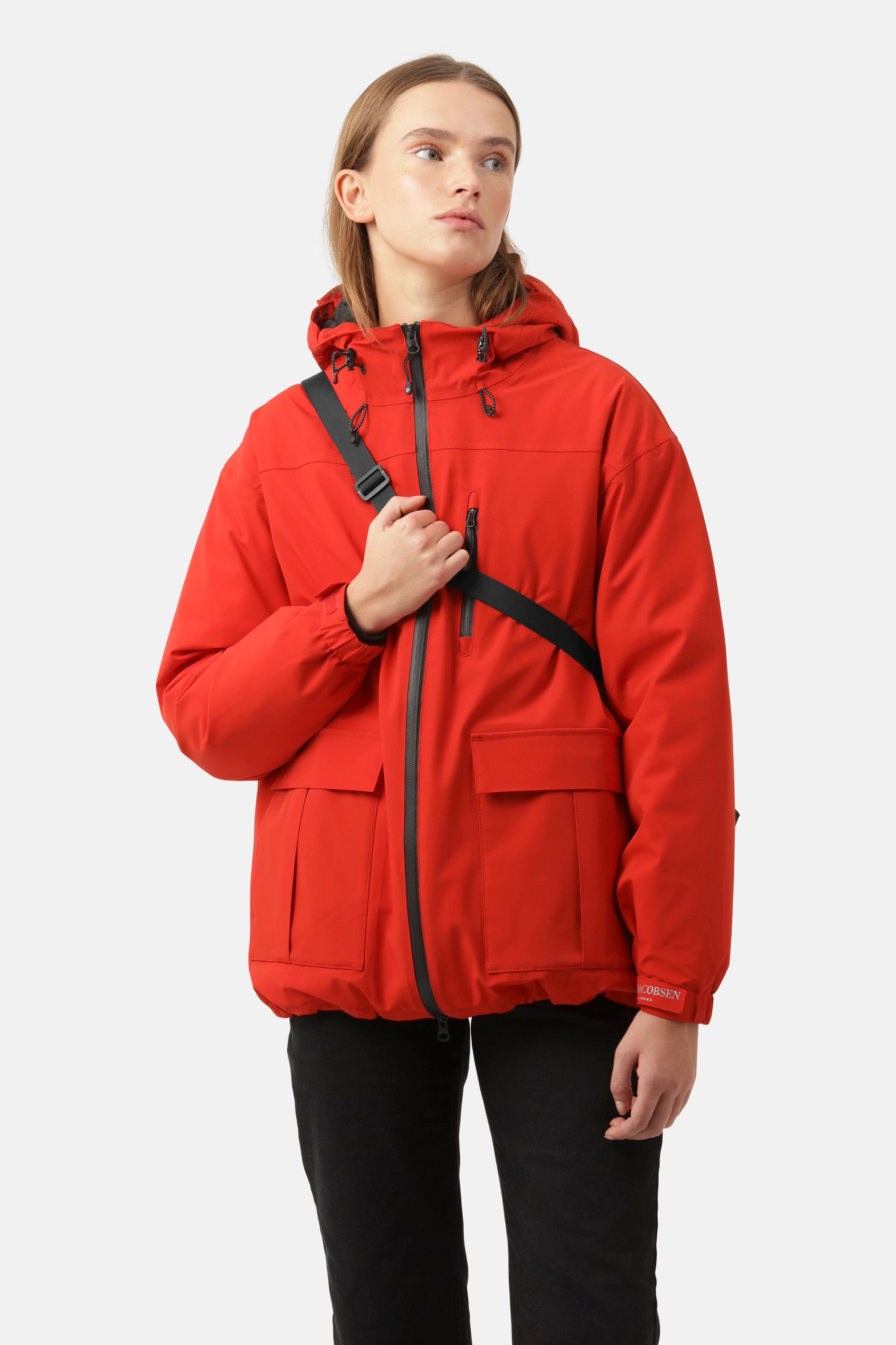 Ilse Jacobsen Hornbæk Rain Raincoat Rain jacket 905 Fire